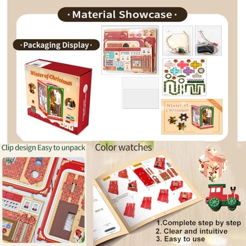 Magic House - 3D Mini Dollhouse Musical Movement