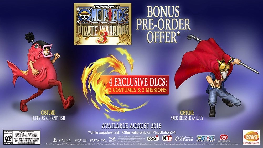 One Piece Pirate Warriors 3 Intl Version - PlayStation 4