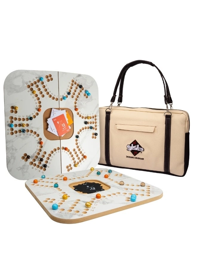 Junior Jackaroo (JJ-JR-WHT-BAG-BEIGEBROWN)