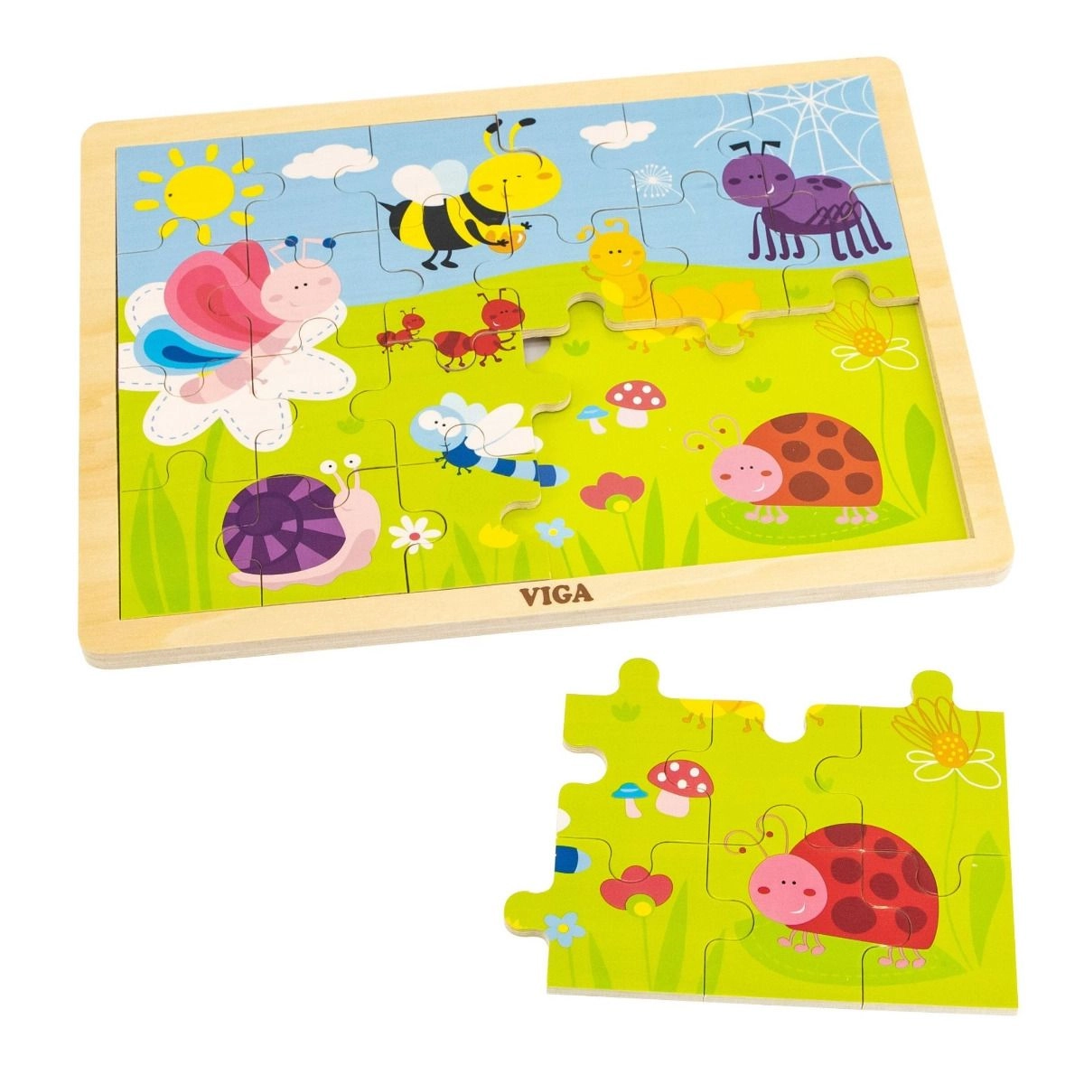 Park Wooden Puzzle (SW-50199) - 24 pcs