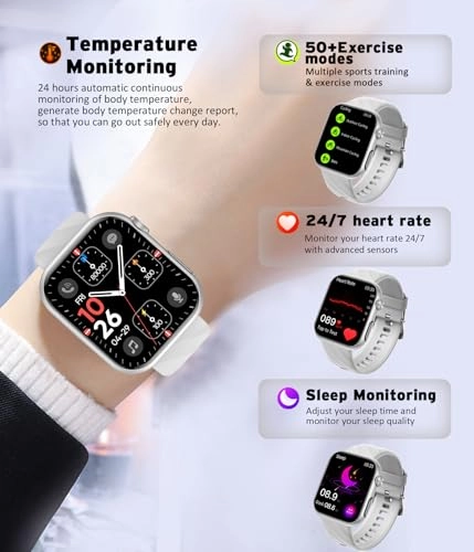 Advanced Health Fitness Smartwatch - 1.97"