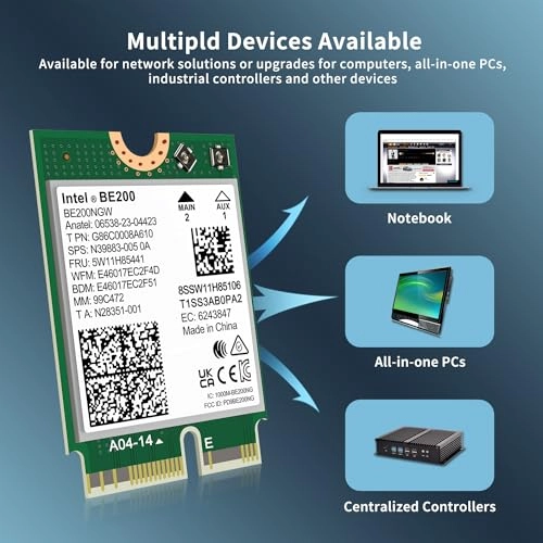BE200 - Tri-band M.2/NGFF Wireless