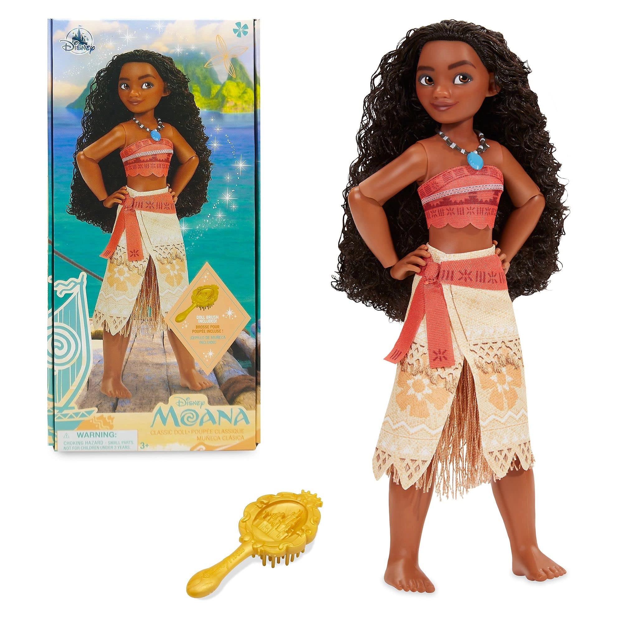 Moana Doll - 11 Inches Includes Brush