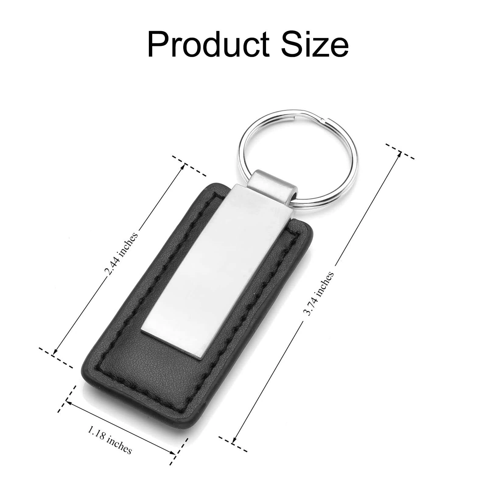 Leather Keyring - Vintage Classic