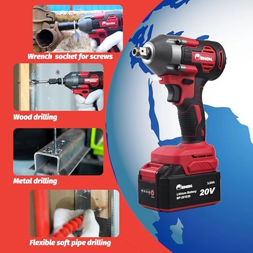 20V Impact Wrench - 410Nm 1/2 inch