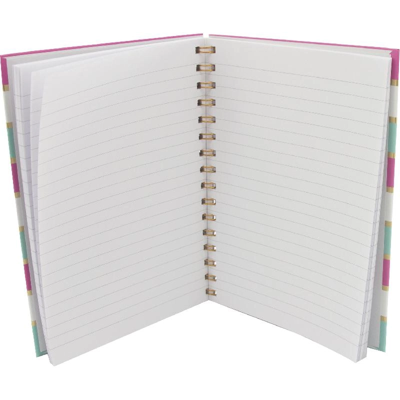 Notebook 19 X 26 cm Spiral - Grid 100 Sheets