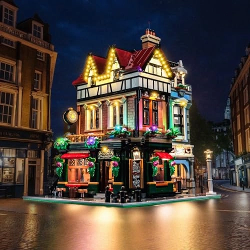 Lighting Kit for LEGO Tudor Corner 10350 - Plastic