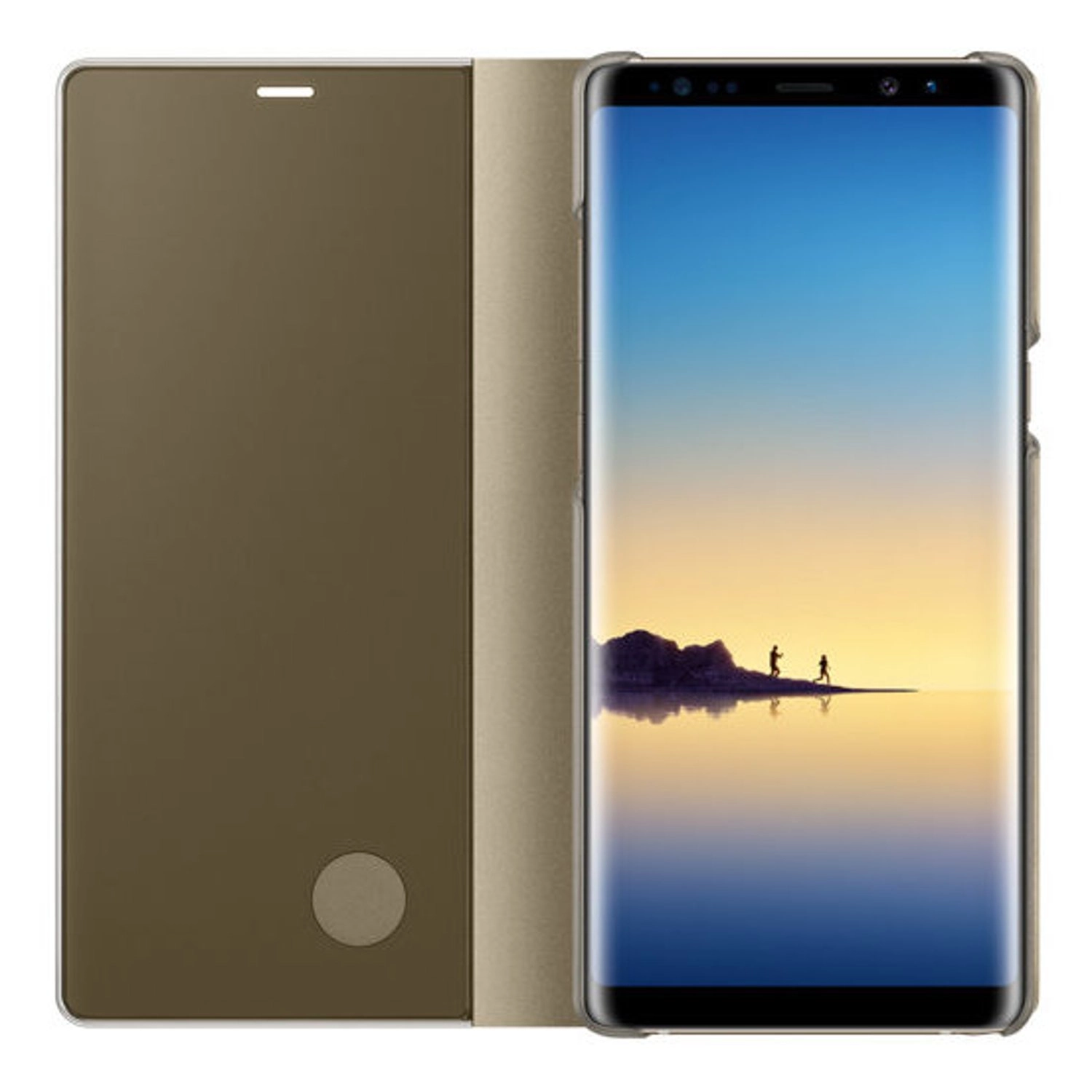 Clear View Standing Cover For Galaxy Note8 - Optimized Viewing Angle