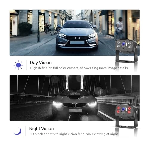 Digital Reversing Camera - Night vision wireless 1024 x 600 pixels