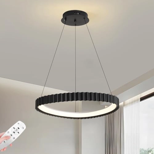 Double Circle Chandelier - 3000K-6000K Dimmable