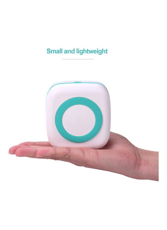 Wireless Mini Photo Printer White/Green