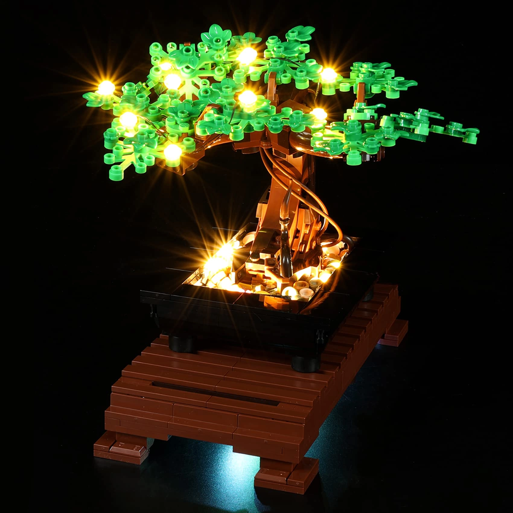 JANWAALY LED Lighting Kit - Lego 10281 Bonsai Tree Pink