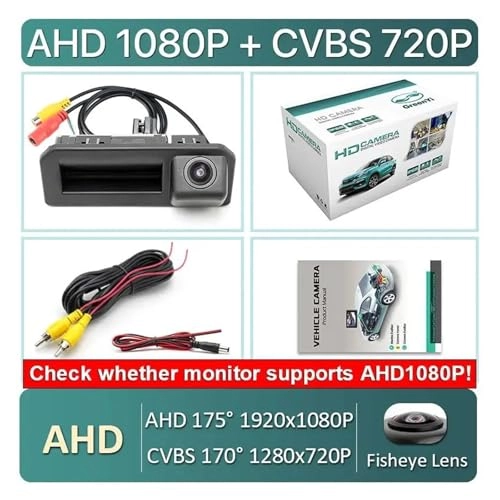 Vehicle Rear View Camera - Starlight Night Vision AHD CVBS 1920x1080P