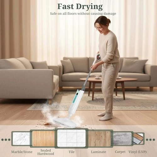 Steam Mop for Floor Cleaning - 11.2oz