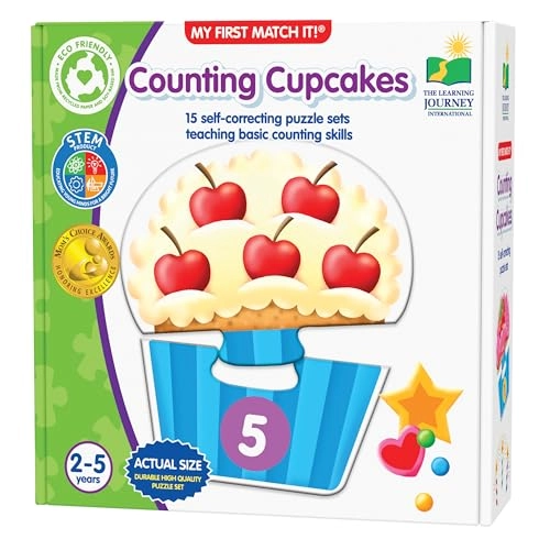 My First Match It! Counting Cupcakes - 4 - 5 years 15 pieces
