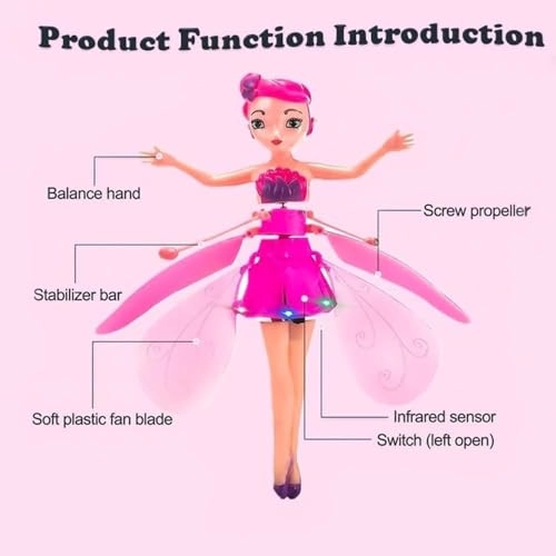 Flying Princess Doll - Hand Sensor Control USB Powered