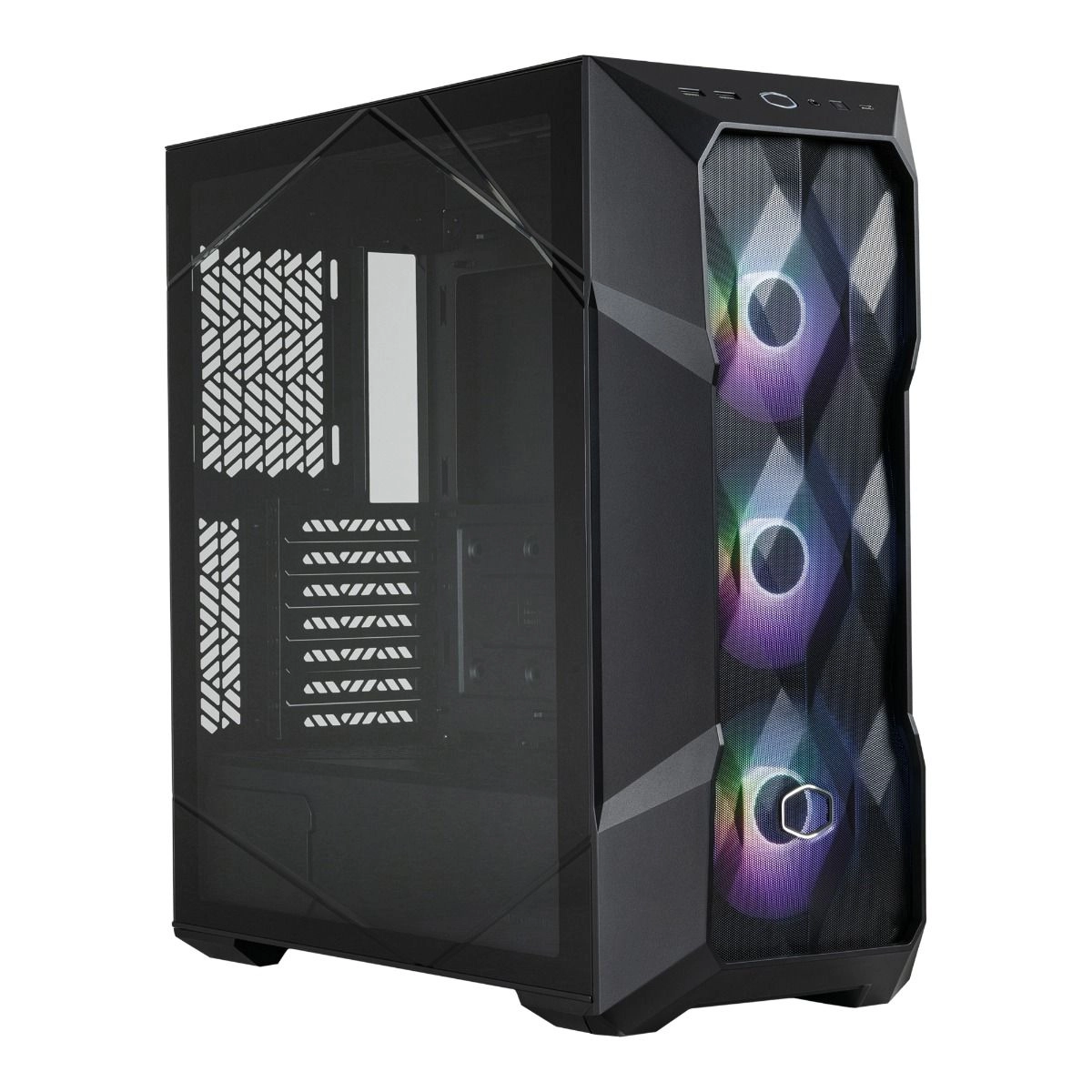 TD500 Mesh - Fully tempered glass side panel Mid-tower PC case