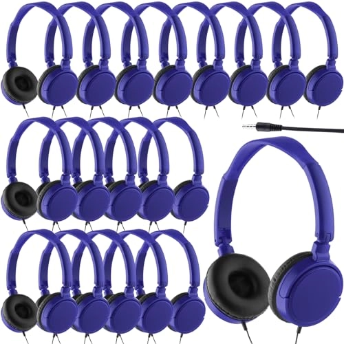 6 Pack Classroom Headphones Wired Headphone