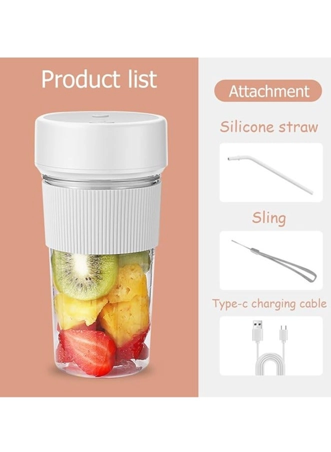 Mini Portable Blender - USB-C Charging BPA-Free Travel Lid