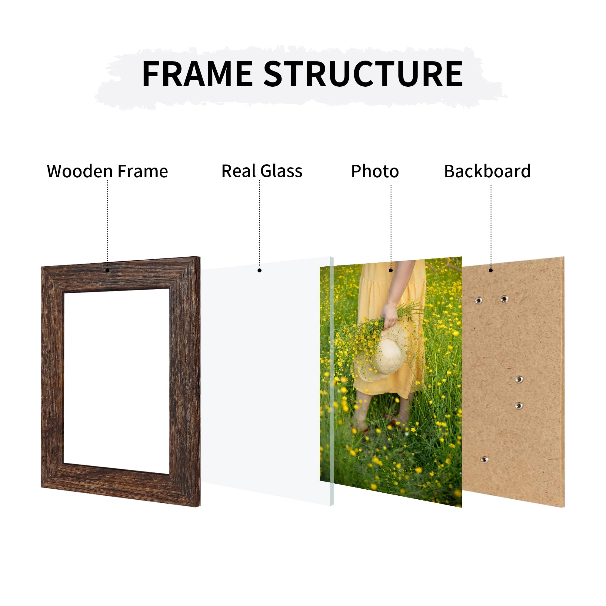 Collage Picture Frames - 4x6 3 Opening