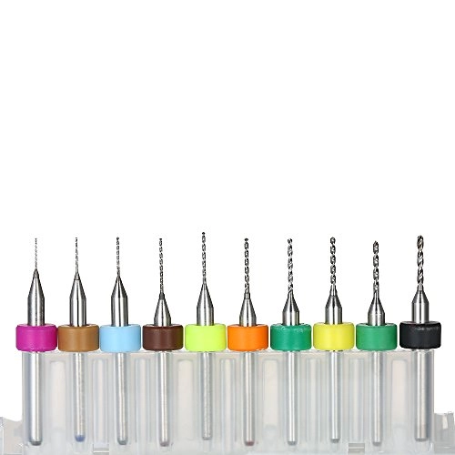 Micro Drill Bits - Steel 10pcs