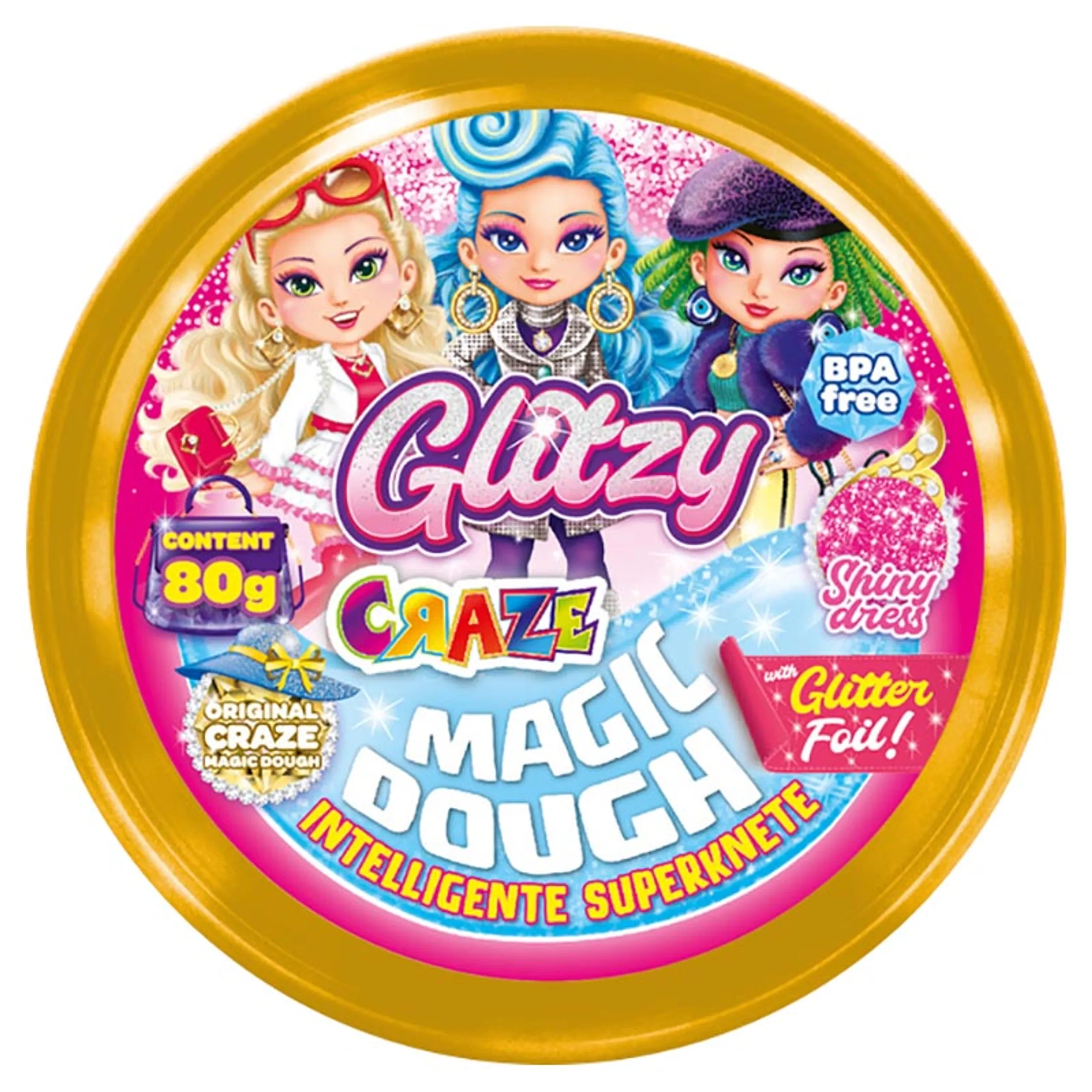 Magic Dough Glitzy - super clay 80g