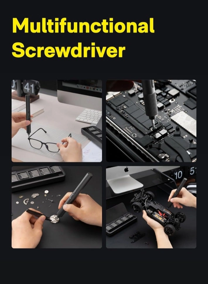 Electric Precision Screwdriver Kit - 25 Precision Bits Rechargeable