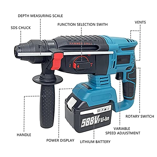 Brushless Hammer Drill - 588VF 4 Function