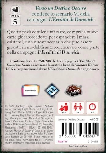 Arkham Horror LCG: On the Way to a Dark Fate - Card Game (Italian)