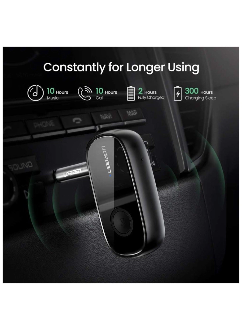 Bluetooth Aux Adapter - Bluetooth 5.0 3.5mm micro USB