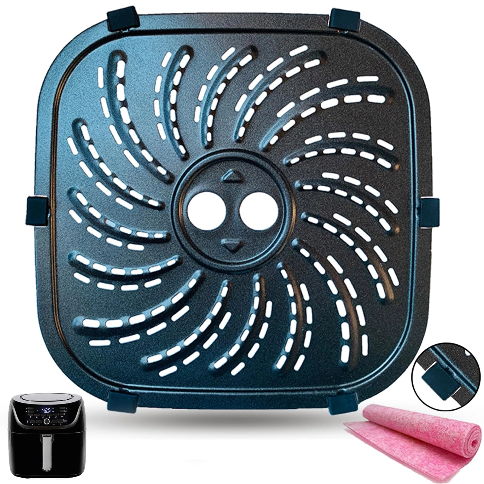 chengziyue Air Fryer Tray for PowerXL Vortex Pro Air Fryer Plus - Carbon Steel 1 piece(s)