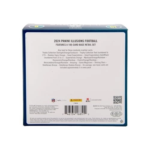 Illusions Football - 10 Cards per Pack 6 Packs per Box