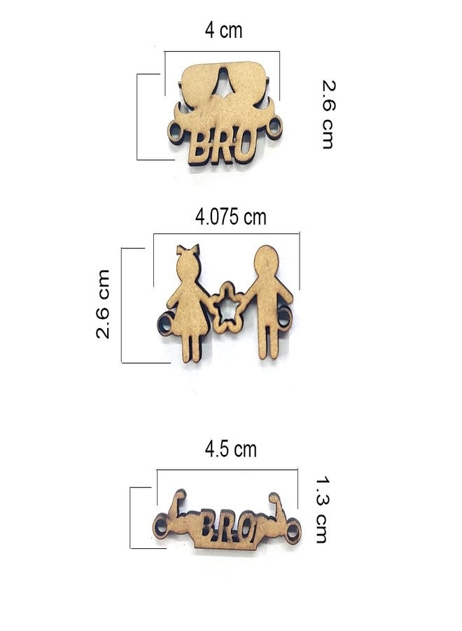 Raksha Bandhan MDF Rakhi Making DIY kit Combo