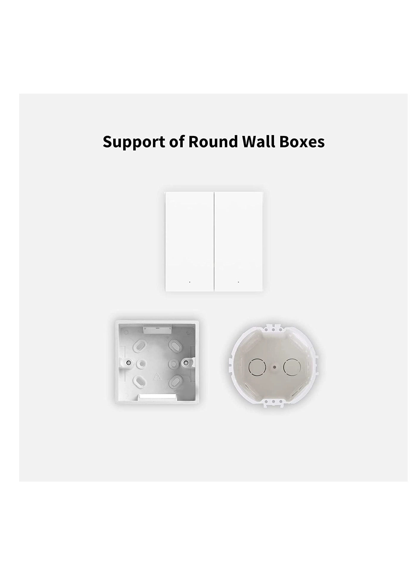 Smart Wall Switch H1 - Zigbee 3.0 EU Neutral Double Rocker