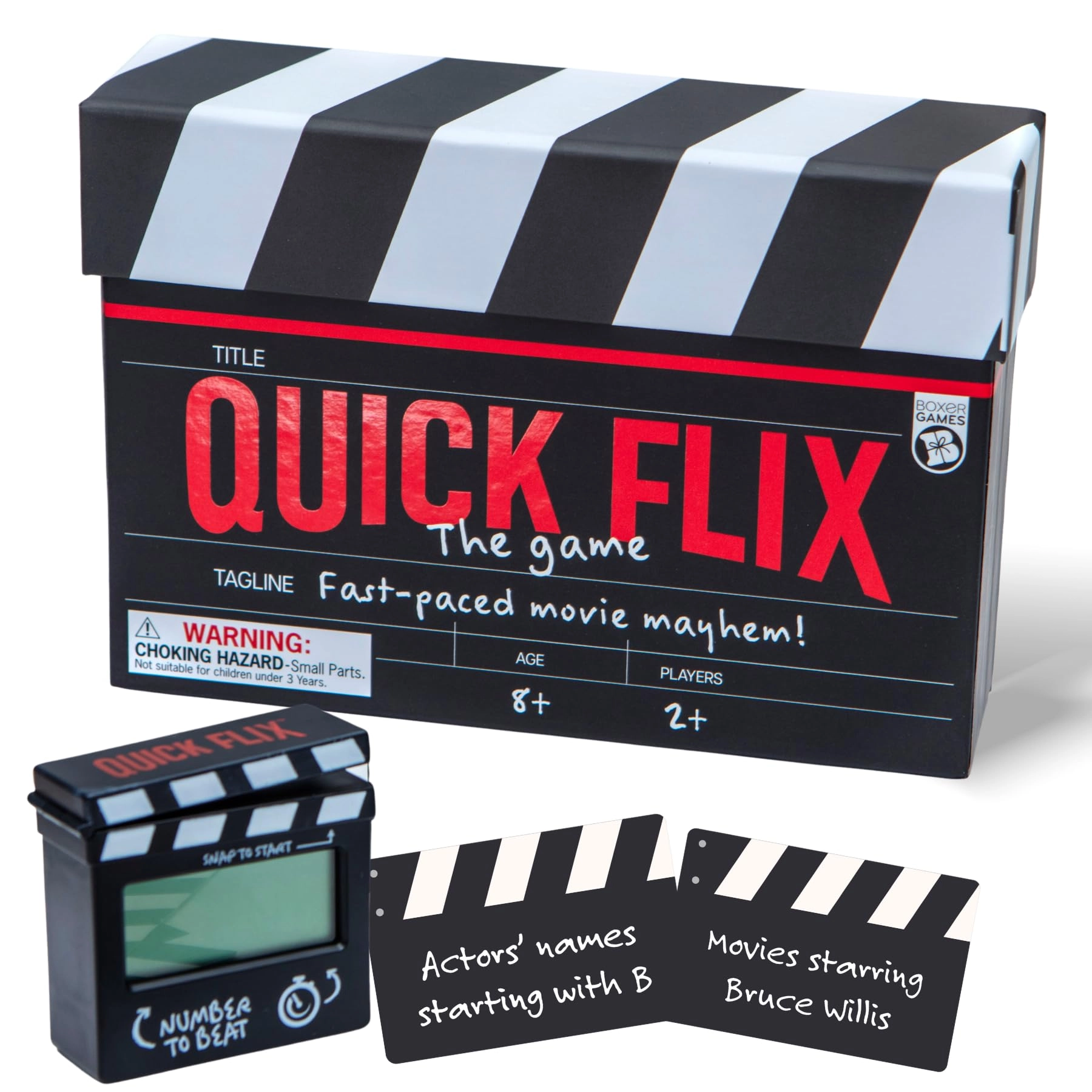 Boxer Gifts Quick Flix - English 54 trivia cards