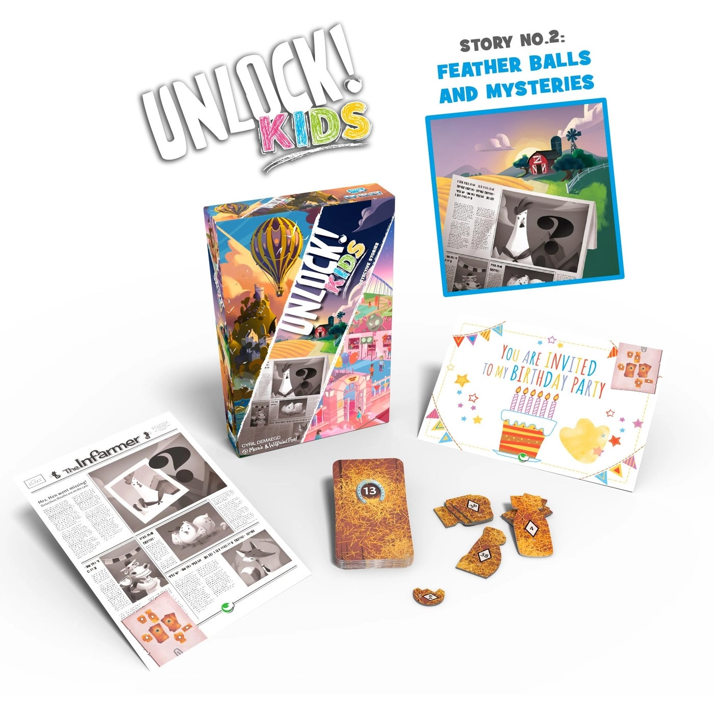Unlock! Kids: Detective Stories - Card Game