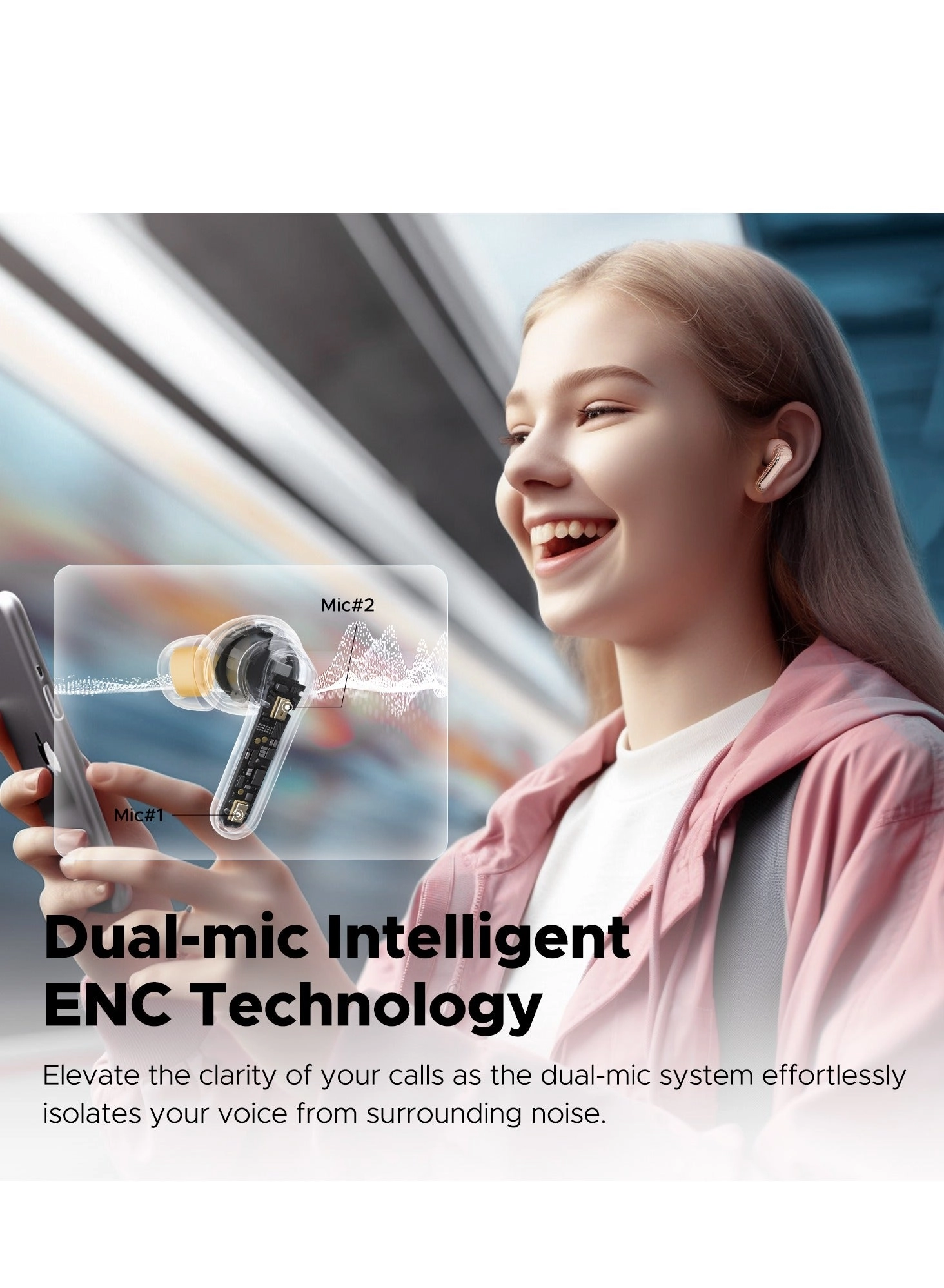 Clear Wireless Earbud