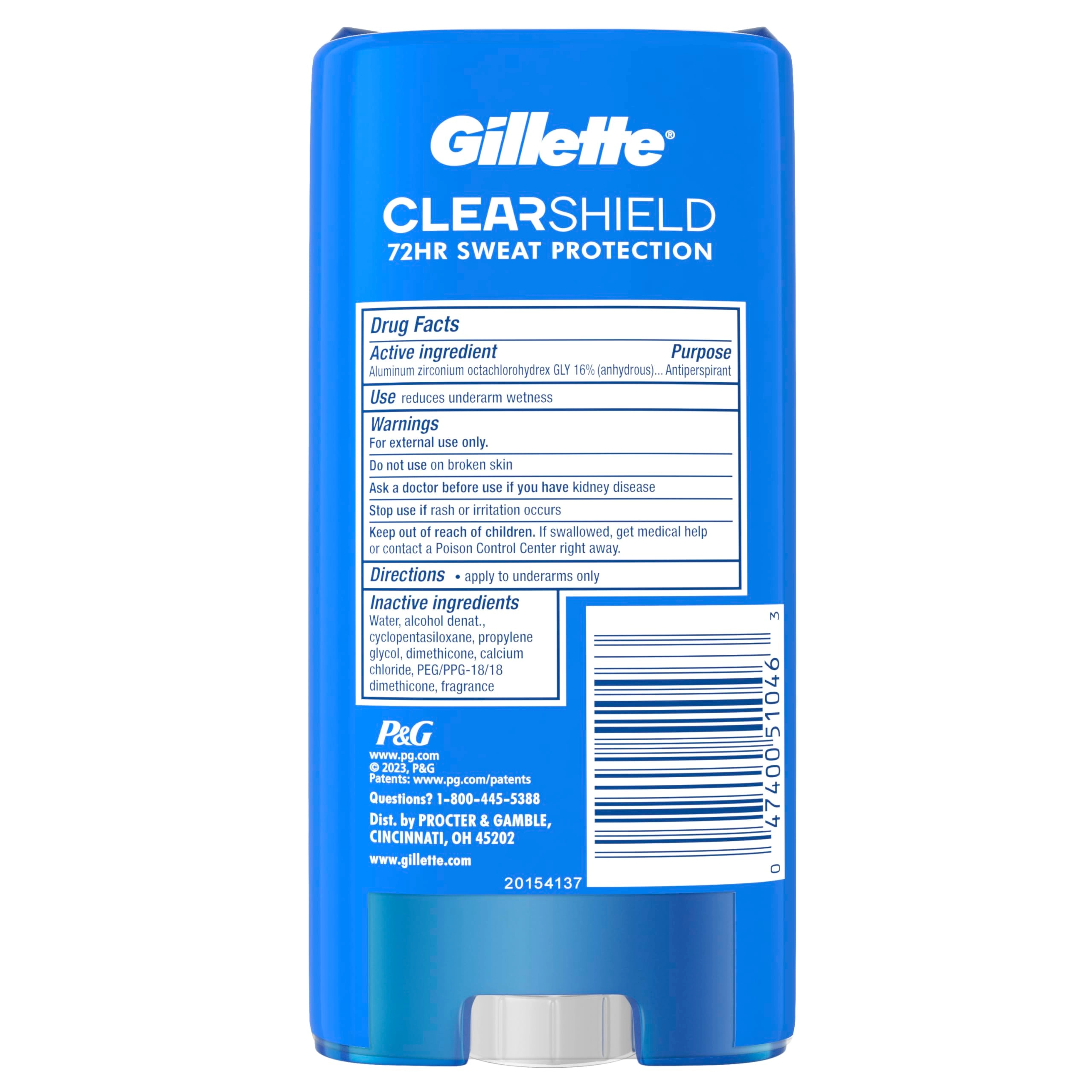 Clear Gel Power Rush - 3.8 oz