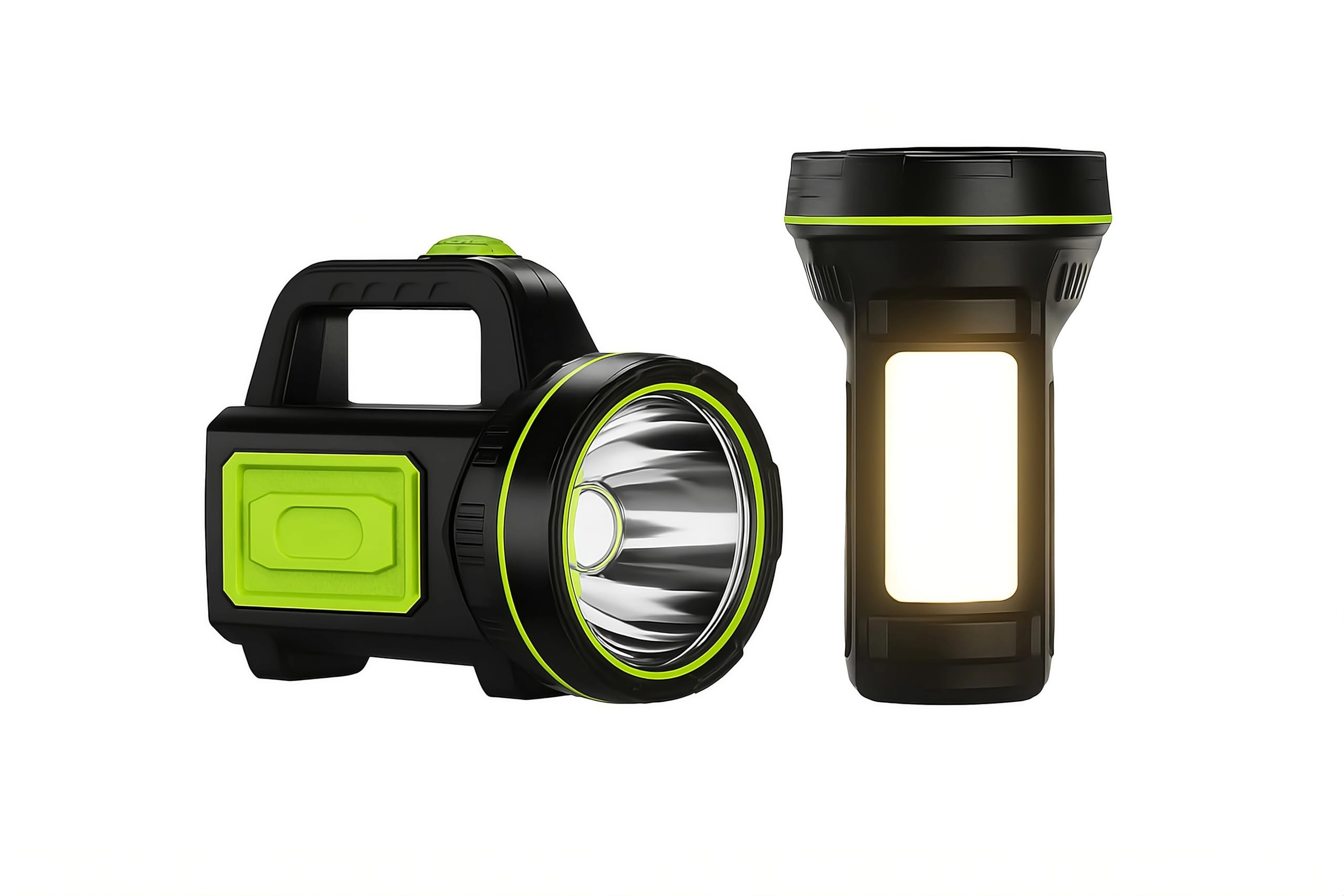 Porcyco Rechargeable LED Hand Torch - 1500lm 2 Modes