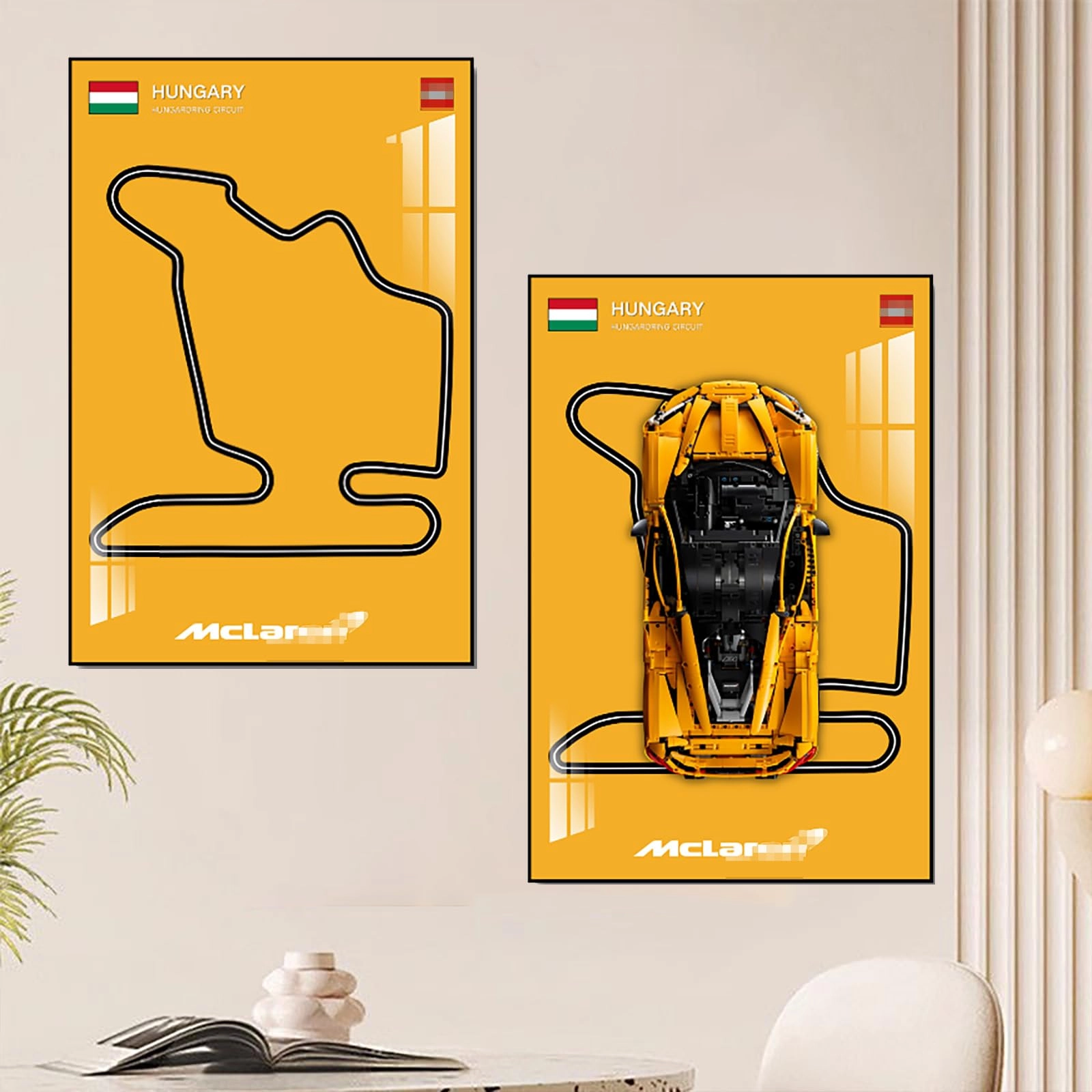 bodamaike Display Wall Plate - Lego Technic McLaren P1 42172