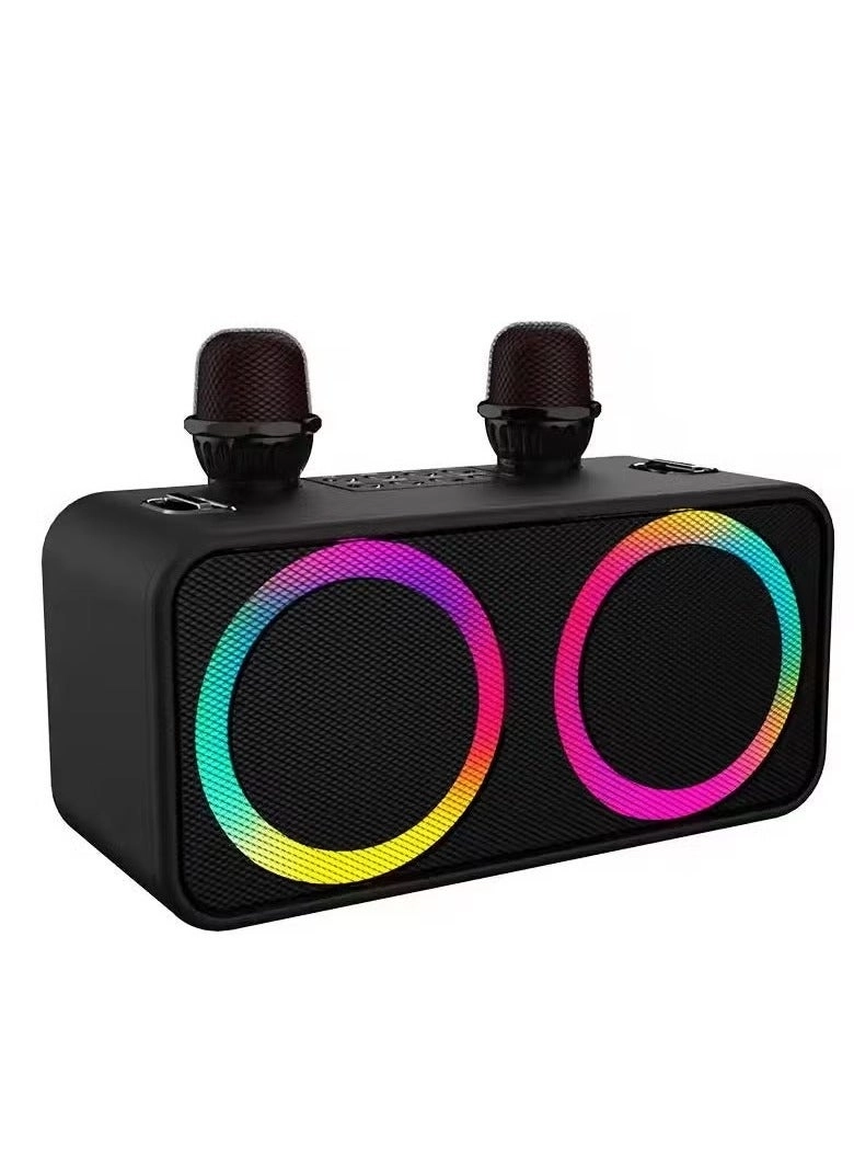 JAJEEK Portable Stereo Wireless Microphone Karaoke Set - 1x