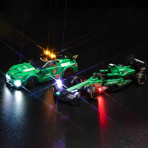 LED Light Set - LEGO 76925 Aston Martin Safety Car & AMR23 5V