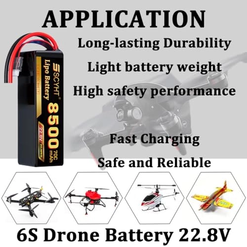 22.8V 6S Drone Battery - 8500mAh
