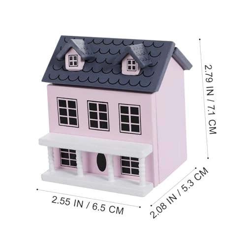 Miniature House - DIY Pink Wood