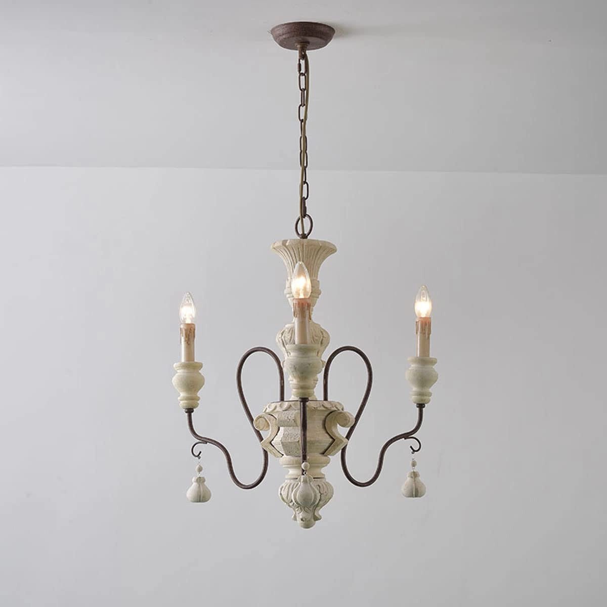 American vintage candle chandelier - 3000K