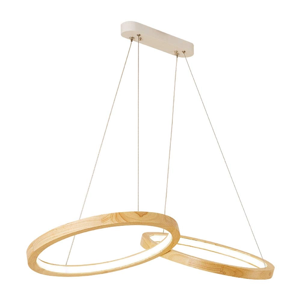 NSXBY Simple Modern Log Style Chandeliers - Dimmable