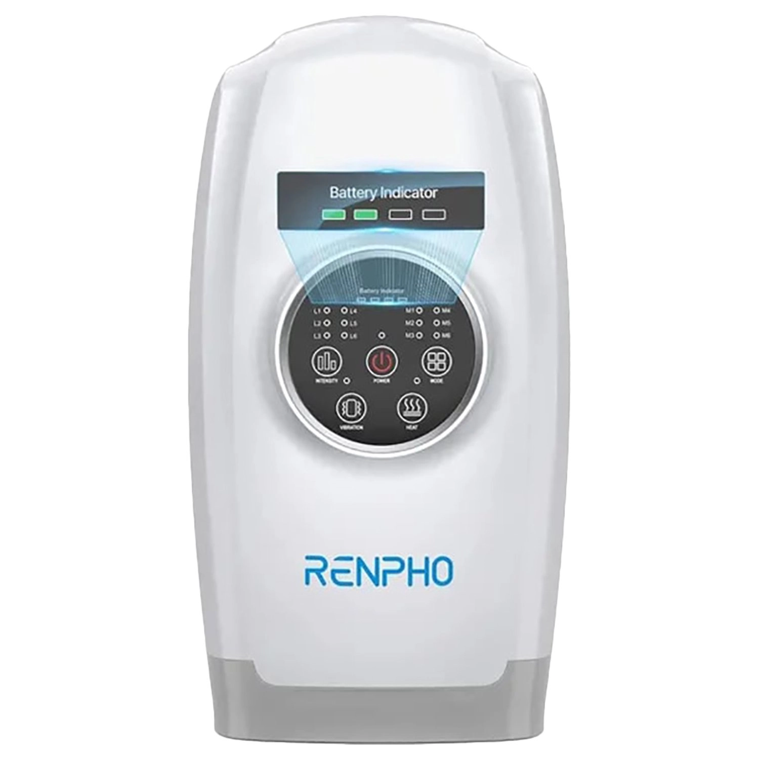 Renpho R-H001-WH - Cordless Hand Massager 6 Modes Heating