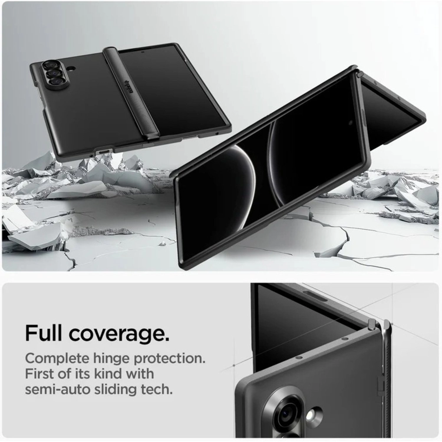 Armor Pro Case for Samsung Galaxy Z Fold7 - PC - Polycarbonate, TPU - Thermoplastic Polyurethane