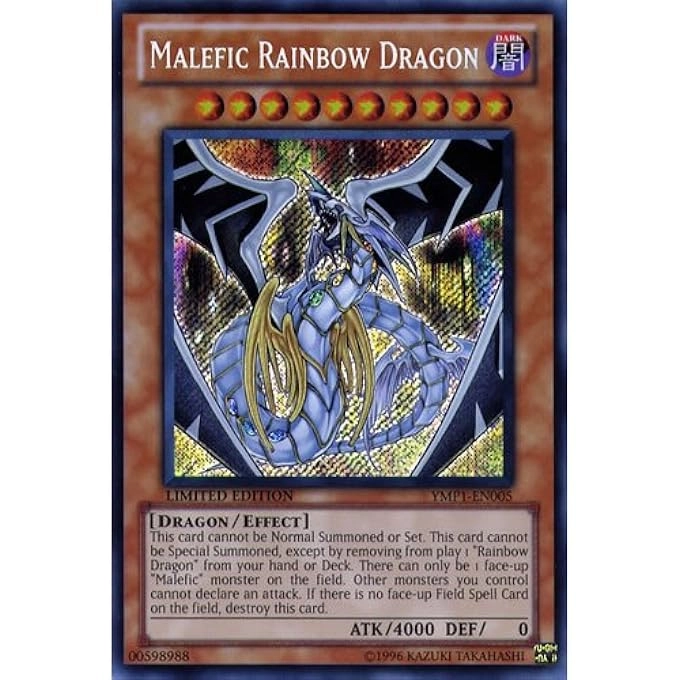 rayihni YU-GI-OH MALEFIC RAINBOW DRAGON YMP1-EN005 - 1pcs