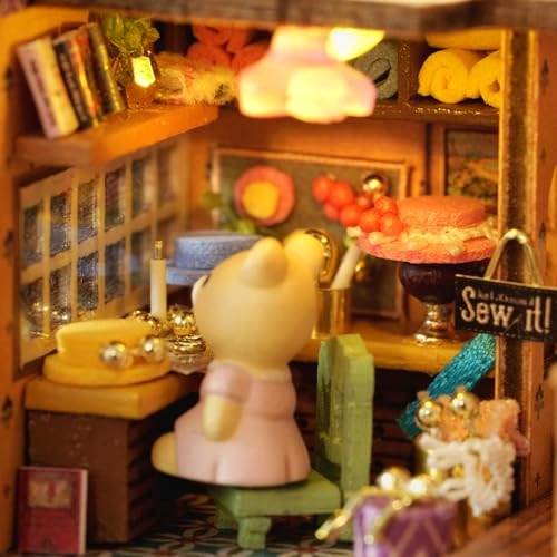 DIY Miniature Dollhouse Kit - Happy Manor 1:100